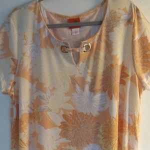 Hearts of Palm Ladies XL Floral Top